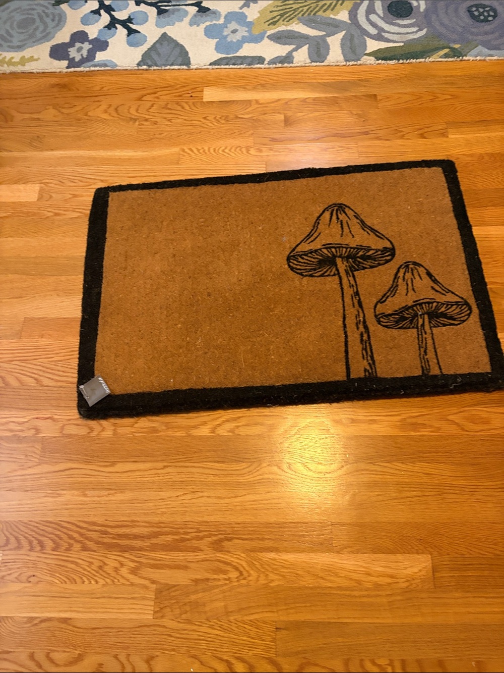 Anthropologie Forest Mushroom Coir Doormat NWT - Picture 5 of 8